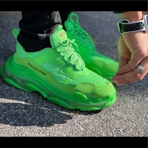 Green Triple 3 Balenciagas